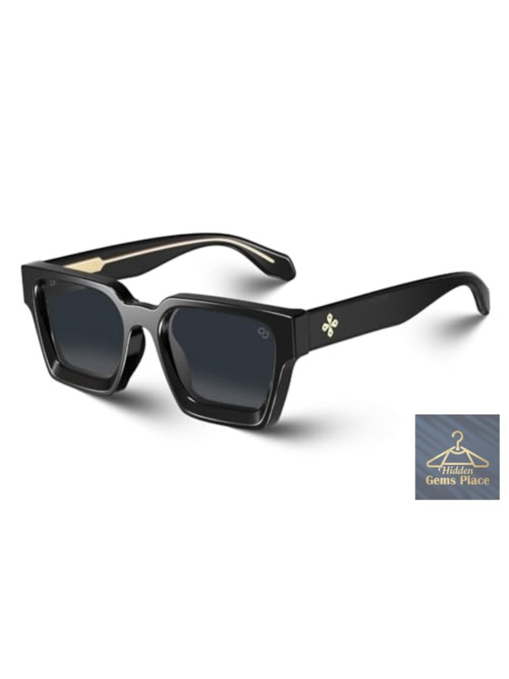 TR90 Rectangle Sunglasses UV400 Protection Retro Y2K Unisex